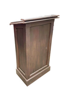 Lectern Wooden School (H: 1.3m x W: 0.7m x D: 0.5m)