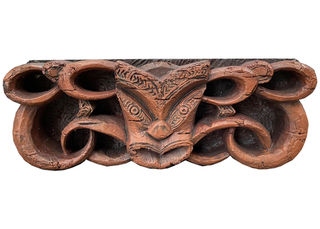 Maori Carving #19 Panel (L: 78cm x H: 32cm)