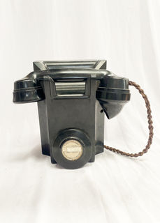 Telephone Bakelite Wall Mounted