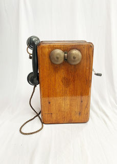 Telephone Wooden Wall Mounted