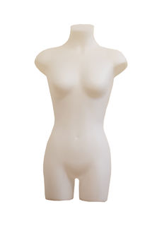 Mannequin #09 Female Torso White (H: 0.72m)