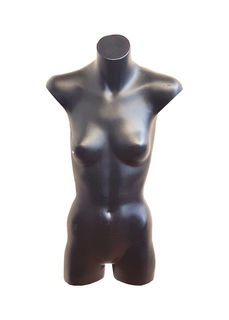 Mannequin #18 Female Black Torso (H: 0.76m)
