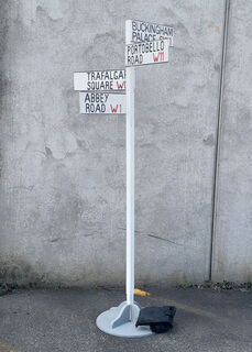 Four-way London Road Sign (H: 2.1 x W: 1.2 m)