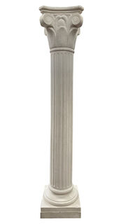 Column (E) Corinthian Plastic White (H: 2.1m)