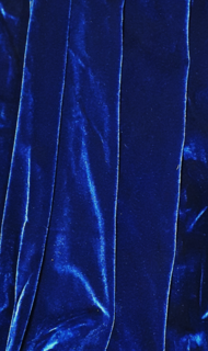 Curtain Blue Velvet (W: 1m x H: 5m)