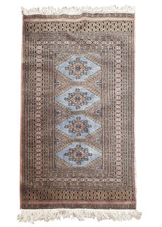 Rug #302 Persian Geometric Blue & Red (1.2m x 0.8m)