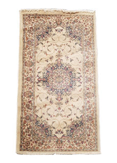 Rug #307 Persian Runner Cream (1.45m x 0.8m)