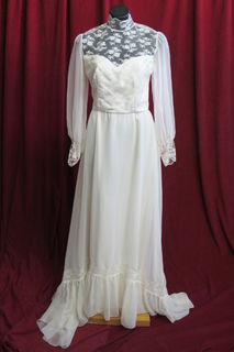 Wedding Dress High Lace Neck sz.12 45320120