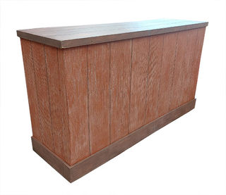 Wooden Bar #2 (W: 2.04 x H: 1.13 x D: 0.63m)
