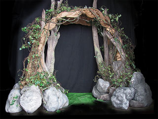 Rabbit Hole Entrance (H: 1.7m x W: 1.45m x D: 0.45m) 