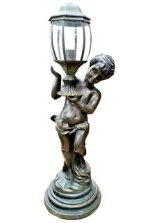 ‘Boy with Lantern’Lamp (H: 1m)
