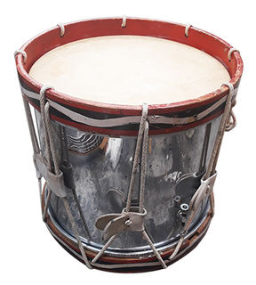 Marching Drum Silver (H: 37cm x D: 38cm)