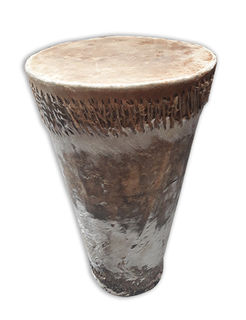 Tribal Drum (H: 0.60m x W: 0.33m)