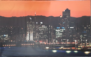 Auckland City 1990s Vinyl Backdrop (W: 3m x H: 1.8m)
