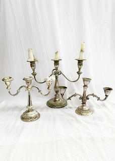 Silver Table Candelabra Assorted