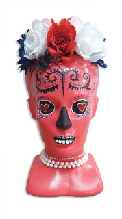 Katalina Day of the Dead Head PINK (H: 48cm) 
