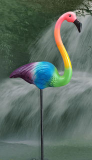 Rainbow Flamingo Small (H: 90-110cm W: 40cm)