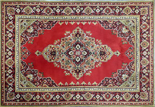 Persian Carpet Red and Yellow (2.5m x 1.6m)