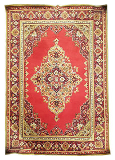 Rug #638 Persian Red & Yellow (2.5m x 1.6m)