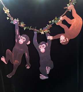 Monkey Cut-out (H: 0.7m x W: 0.3m)