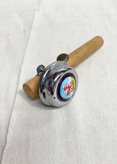Small Mounted Bike Bell (Silver with Deer)