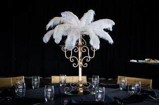 Gatsby Gold and White Centrepiece (H: 80cm)