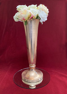 Floral Gold Vase Centrepiece (H: 70cm)