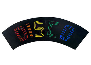Sign: Disco (H: 0.45m W: 1.2m)
