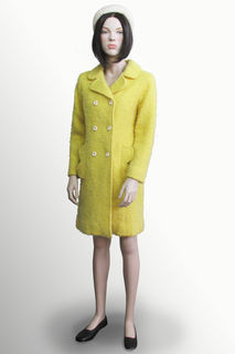 Coat Yellow Boucle 1960s/70s