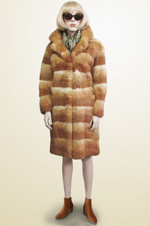 Fur Coat Beige