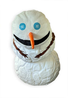 Snowman Statue (H: 1.35 x D: 1.5 x W: 1m)