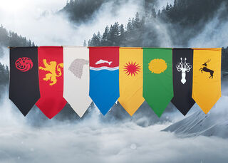 Game Of Thrones House Banners (140 x 55cm)