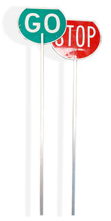 Stop/Go Sign