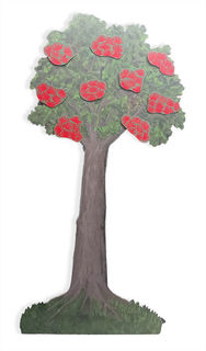 Apple Tree Cut-out (H: 2.4m x W: 1.2m)