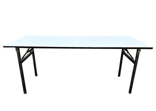 Trestle Table White Top (L: 1.8m x D: 0.75m x H: 0.74m)