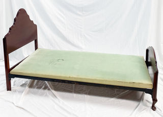 Bed Frame + Base #5 Single Wooden (H: 1.15m x W: 0.9m x L: 1.9m)  