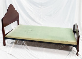 Bed Frame + Base #5 Single Wooden (H: 1.15m x W: 0.9m x L: 1.9m)