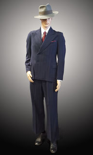 !940s Pinstripe Suit 