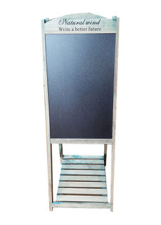 SIGN: Nautral Wind Chalk Board (H: 1.2m x W: 0.42m)