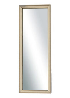 Mirror #29 Rectangular White Frame (H: 1.1m x 0.39m)