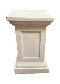 Concrete Look Plinth Off-White (H: 0.55m W+D: 0.35m)