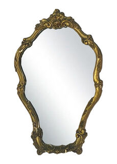 Mirror #44 Gold Ornate (H: 0.51m x W: 0.32m)