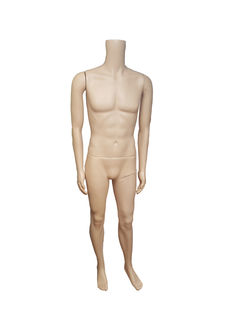 #22 Male Mannequin Full Plastic No Head (H: 1.7m)