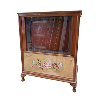 Television Unit #3 w/ Rose Embroidery (H: 88cm W: 70cm D: 48cm)