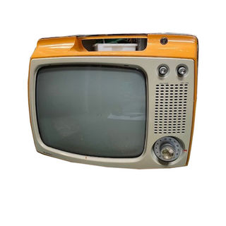 Television #8 Yellow (H: 32cm W: 38cm D: 23cm)
