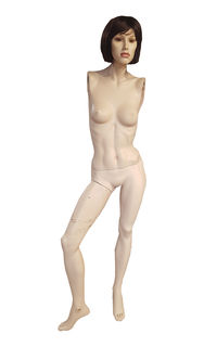 #24 Female Mannequin Plastic No Arms (H:1.7)