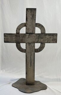 Gravestone Cross D (W: 0.8m x H: 1.25m)