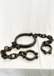 Head and Hands Manacles Plastic 