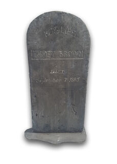 Gravestone Large I - Emmet Brown (H: 1.1m x W: 0.6m)
