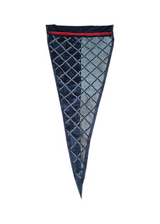 Banner Triangle Black and Grey and Red (H: 1.23m W: 0.49m)